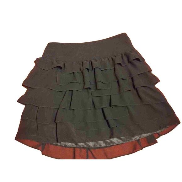 SOLD- Express Tiered Mini Skirt - Picture 8 of 9